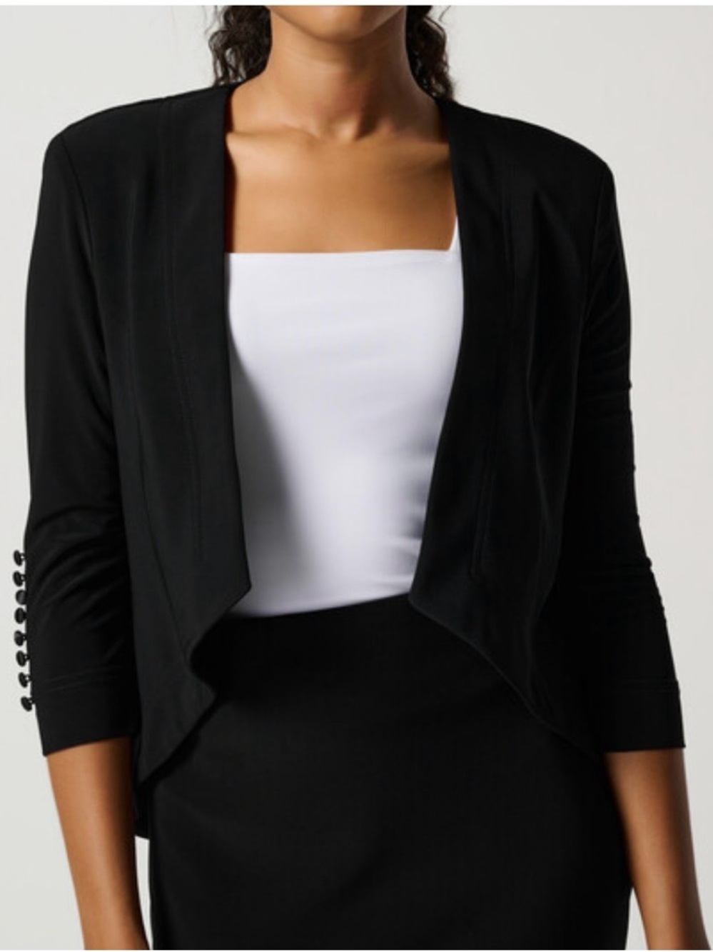 Joseph Ribkoff Bolero Black Blazer Size 16